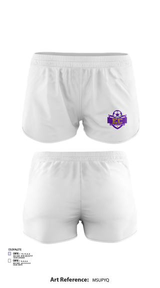 Womens Shorts, EC Soccer, Women's Soccer, Teamtime, Team time, sublimation, custom sports apparel, team uniforms, spirit wear, spiritwear, sports uniforms, custom shirts, team store, custom team store, fundraiser sports, apparel fundraiser