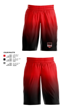 Mens Basketball Shorts, Dixie Skills Academy, Men's Basketball, Teamtime, Team time, sublimation, custom sports apparel, team uniforms, spirit wear, spiritwear, sports uniforms, custom shirts, team store, custom team store, fundraiser sports, apparel fundraiser