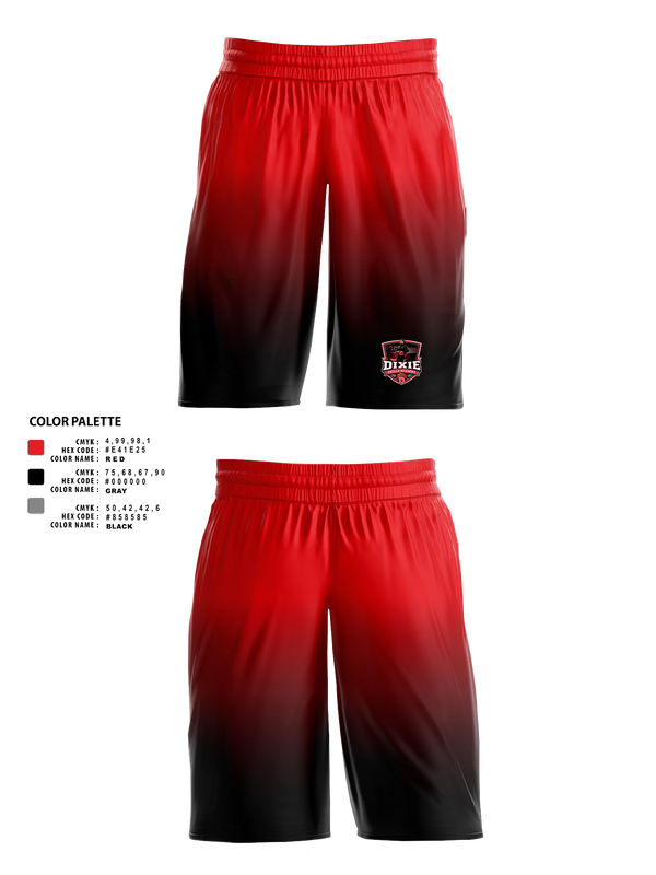 Mens Basketball Shorts, Dixie Skills Academy, Men's Basketball, Teamtime, Team time, sublimation, custom sports apparel, team uniforms, spirit wear, spiritwear, sports uniforms, custom shirts, team store, custom team store, fundraiser sports, apparel fundraiser