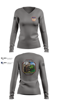 City Of Greer FD Women's Long Sleeve V-neck Shirt - 8