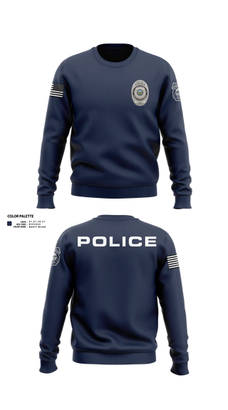 Crew Neck Sweatshirt, Struthers Police, Police, Teamtime, Team time, sublimation, custom sports apparel, team uniforms, spirit wear, spiritwear, sports uniforms, custom shirts, team store, custom team store, fundraiser sports, apparel fundraiser