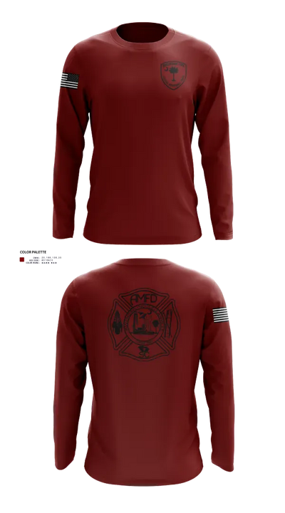 Awendaw Fire SRT 67417980 Long Sleeve Performance Shirt 21