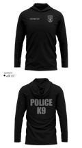PERRY POLICE DEPARTMENT Long Sleeve hooded sunshirt - 53