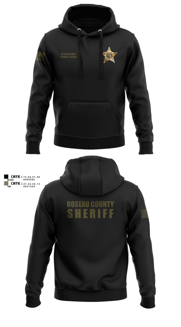 Hoodie, Roseau County Sheriff’s Office, Police, Teamtime, Team time, sublimation, custom sports apparel, team uniforms, spirit wear, spiritwear, sports uniforms, custom shirts, team store, custom team store, fundraiser sports, apparel fundraiser