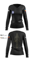 1st BN 515th RTI 17257625 Women's Long Sleeve V-neck Shirt - 9