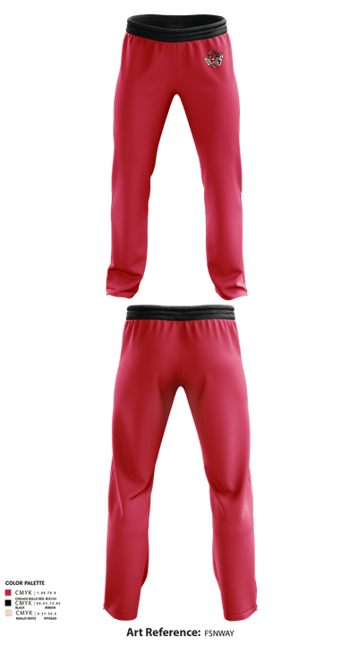 Red Springs Red Devils 1558638 Sweatpants - 2