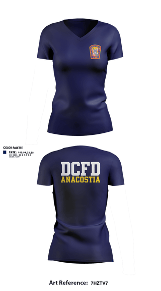 Womens Short Sleeve Vneck Shirt, Washington DC Fire Department, Fire Department, Teamtime, Team time, sublimation, custom sports apparel, team uniforms, spirit wear, spiritwear, sports uniforms, custom shirts, team store, custom team store, fundraiser sports, apparel fundraiser