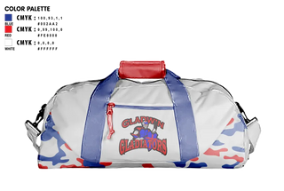 Duffle Bag, Gladwin Gladiators, Ice Hockey, Teamtime, Team time, sublimation, custom sports apparel, team uniforms, spirit wear, spiritwear, sports uniforms, custom shirts, team store, custom team store, fundraiser sports, apparel fundraiser