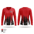 Connetquot Women's Long Sleeve V-neck Shirt - 1