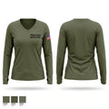 Phillips County Sheriff's Office Women's Long Sleeve V-neck Shirt - 1