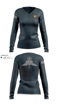 JCU 40817356 Women's Long Sleeve V-neck Shirt - 40