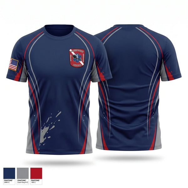 Short Sleeve Performance Shirt, Calvert County Rescue Dive Team, Fire Department, Teamtime, Team time, sublimation, custom sports apparel, team uniforms, spirit wear, spiritwear, sports uniforms, custom shirts, team store, custom team store, fundraiser sports, apparel fundraiser