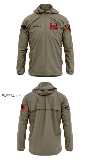 Windbreaker, 248th Engineer Company, National Guard, Teamtime, Team time, sublimation, custom sports apparel, team uniforms, spirit wear, spiritwear, sports uniforms, custom shirts, team store, custom team store, fundraiser sports, apparel fundraiser