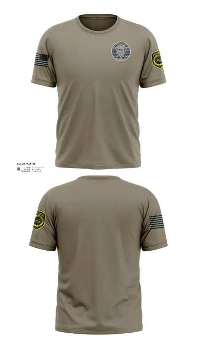 Robstown Police Department Narcotics Division Short Sleeve Performance Shirt - 22