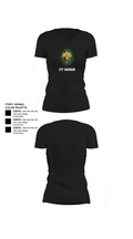 JTF Bagram 41187882 Women's Short Sleeve V-neck Shirt - 23