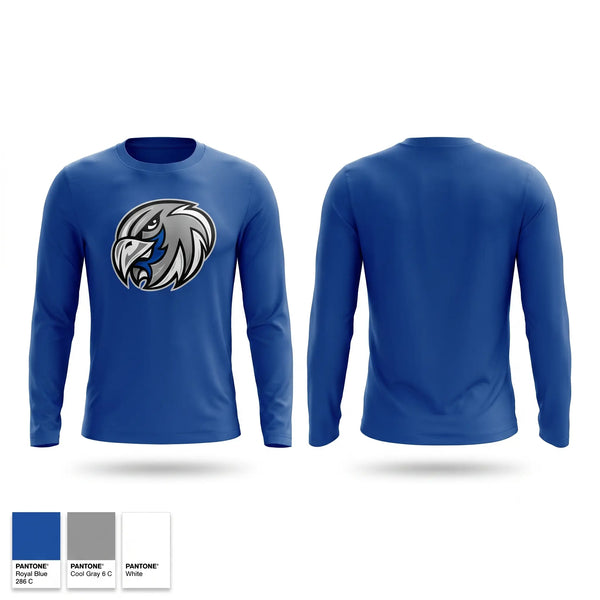Long Sleeve Performance Shirt, York Falcons, Cheer, Teamtime, Team time, sublimation, custom sports apparel, team uniforms, spirit wear, spiritwear, sports uniforms, custom shirts, team store, custom team store, fundraiser sports, apparel fundraiser