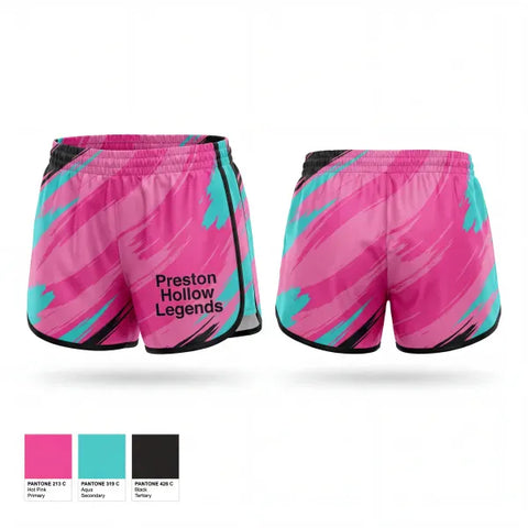 Womens Shorts, Preston Hollow Legends, Softball, Teamtime, Team time, sublimation, custom sports apparel, team uniforms, spirit wear, spiritwear, sports uniforms, custom shirts, team store, custom team store, fundraiser sports, apparel fundraiser
