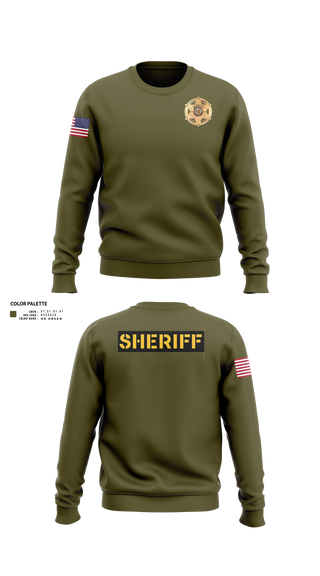 Crew Neck Sweatshirt, Eddy County Sheriff's Office, Police, Teamtime, Team time, sublimation, custom sports apparel, team uniforms, spirit wear, spiritwear, sports uniforms, custom shirts, team store, custom team store, fundraiser sports, apparel fundraiser