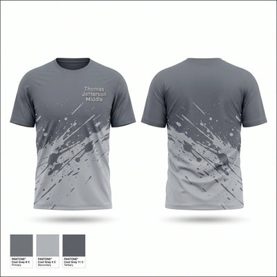 Thomas Jefferson Middle 45162196 Short Sleeve Performance Shirt - 2