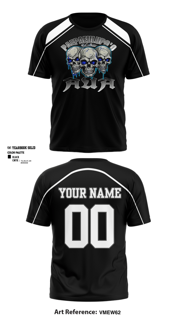 Short Sleeve Performance Shirt, Paepaeulupoo, Football, Teamtime, Team time, sublimation, custom sports apparel, team uniforms, spirit wear, spiritwear, sports uniforms, custom shirts, team store, custom team store, fundraiser sports, apparel fundraiser