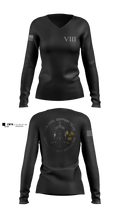 8th WMD-Civil Support Team 18745799 Women's Long Sleeve V-neck Shirt - 6