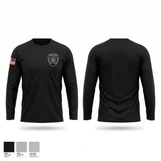 Long Sleeve Performance Shirt, Jamestown Police Department, Police, Teamtime, Team time, sublimation, custom sports apparel, team uniforms, spirit wear, spiritwear, sports uniforms, custom shirts, team store, custom team store, fundraiser sports, apparel fundraiser