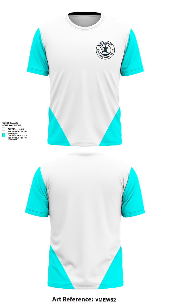 Williams Pitching Performance 64942195 Short Sleeve Performance Shirt - 1