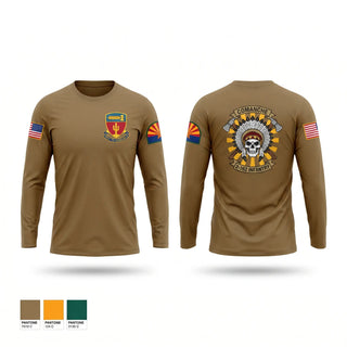 Long Sleeve Performance Shirt, Charlie Company 2-162, Army, Teamtime, Team time, sublimation, custom sports apparel, team uniforms, spirit wear, spiritwear, sports uniforms, custom shirts, team store, custom team store, fundraiser sports, apparel fundraiser
