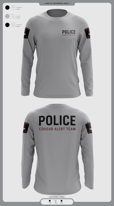 Cougar Alert Team 1 54121922 Long Sleeve Performance Shirt 2