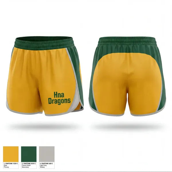 Womens Shorts, Hāna Dragons, Women's Basketball, Teamtime, Team time, sublimation, custom sports apparel, team uniforms, spirit wear, spiritwear, sports uniforms, custom shirts, team store, custom team store, fundraiser sports, apparel fundraiser