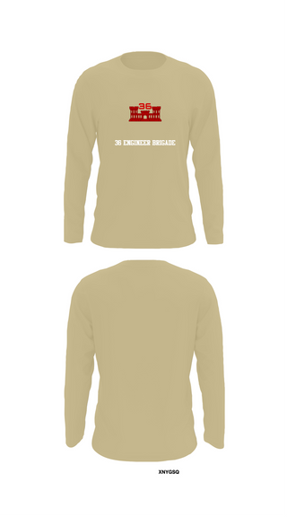 Long Sleeve Performance Shirt, 36 Engineer Brigade, Army, Teamtime, Team time, sublimation, custom sports apparel, team uniforms, spirit wear, spiritwear, sports uniforms, custom shirts, team store, custom team store, fundraiser sports, apparel fundraiser