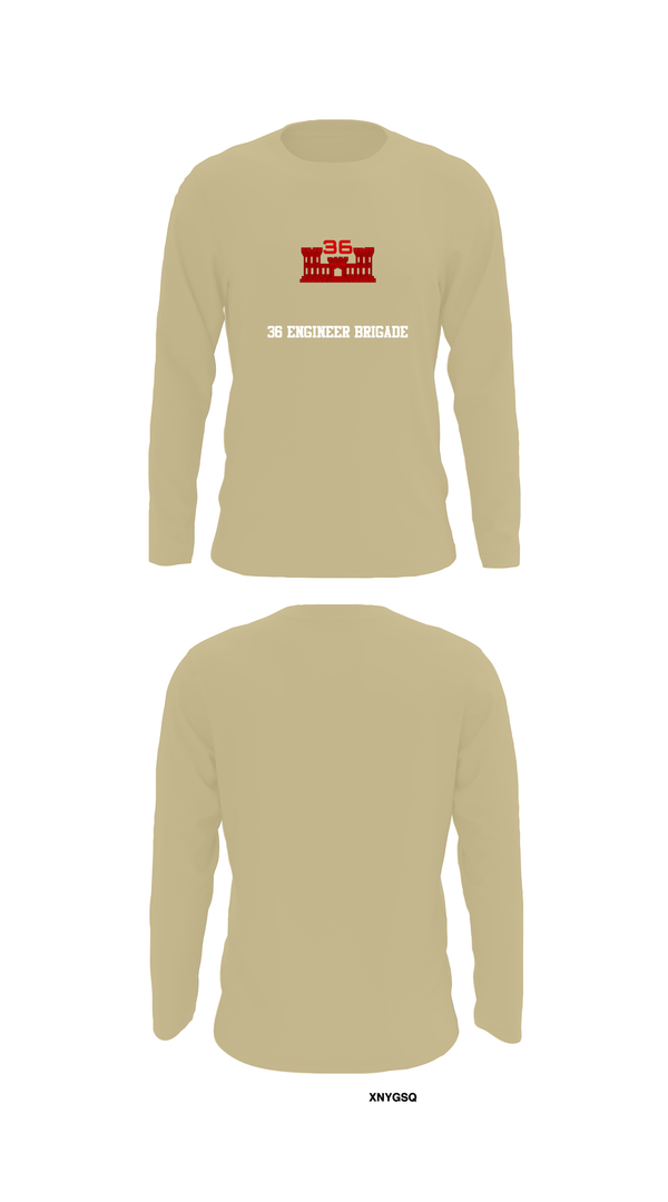 Long Sleeve Performance Shirt, 36 Engineer Brigade, Army, Teamtime, Team time, sublimation, custom sports apparel, team uniforms, spirit wear, spiritwear, sports uniforms, custom shirts, team store, custom team store, fundraiser sports, apparel fundraiser