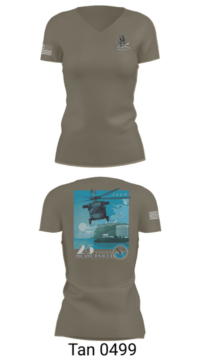 HSC 25 65126261 Women's Short Sleeve V-neck Shirt - 65