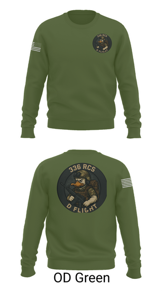 Crew Neck Sweatshirt, 336 RCS D Flight, , Teamtime, Team time, sublimation, custom sports apparel, team uniforms, spirit wear, spiritwear, sports uniforms, custom shirts, team store, custom team store, fundraiser sports, apparel fundraiser