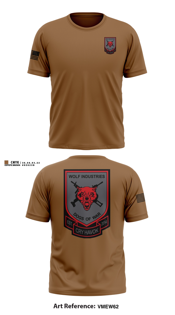 Old School Cotton Feel Shirt, Dogs of War, Army, Teamtime, Team time, sublimation, custom sports apparel, team uniforms, spirit wear, spiritwear, sports uniforms, custom shirts, team store, custom team store, fundraiser sports, apparel fundraiser
