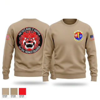 Crew Neck Sweatshirt, 51 CES, Air Force, Teamtime, Team time, sublimation, custom sports apparel, team uniforms, spirit wear, spiritwear, sports uniforms, custom shirts, team store, custom team store, fundraiser sports, apparel fundraiser