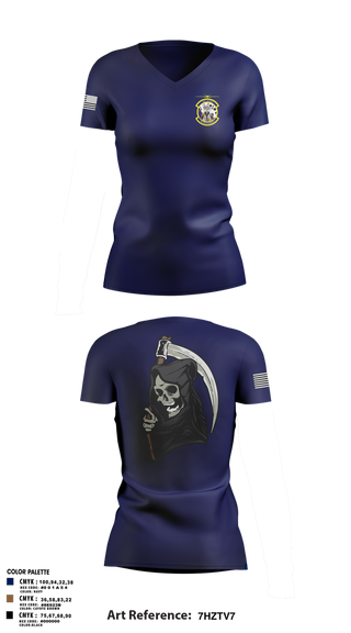 Womens Short Sleeve Vneck Shirt, 89th ATKS, Air Force, Teamtime, Team time, sublimation, custom sports apparel, team uniforms, spirit wear, spiritwear, sports uniforms, custom shirts, team store, custom team store, fundraiser sports, apparel fundraiser