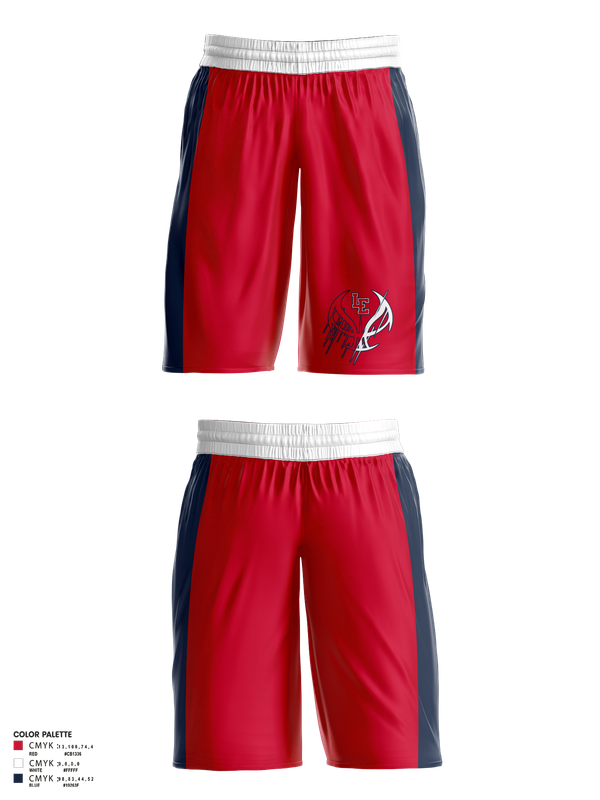 Mens Basketball Shorts, Lugoff-Elgin High School Basketball, Men's Basketball, Teamtime, Team time, sublimation, custom sports apparel, team uniforms, spirit wear, spiritwear, sports uniforms, custom shirts, team store, custom team store, fundraiser sports, apparel fundraiser