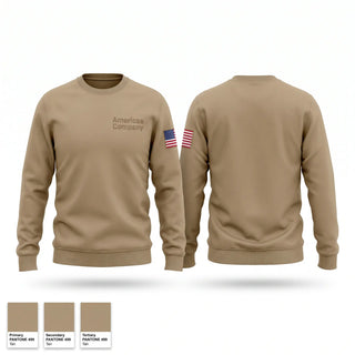 Crew Neck Sweatshirt, America's Company, Army, Teamtime, Team time, sublimation, custom sports apparel, team uniforms, spirit wear, spiritwear, sports uniforms, custom shirts, team store, custom team store, fundraiser sports, apparel fundraiser