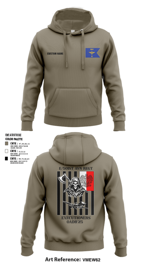 Hoodie, E 501st 1AD, CAB AVMX, Army, Teamtime, Team time, sublimation, custom sports apparel, team uniforms, spirit wear, spiritwear, sports uniforms, custom shirts, team store, custom team store, fundraiser sports, apparel fundraiser