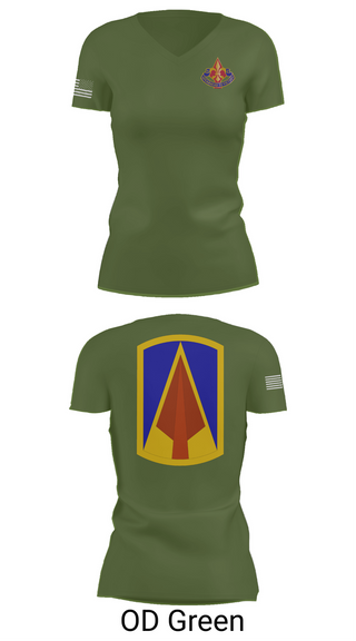 Womens Short Sleeve Vneck Shirt, 177th AR BDE, , Teamtime, Team time, sublimation, custom sports apparel, team uniforms, spirit wear, spiritwear, sports uniforms, custom shirts, team store, custom team store, fundraiser sports, apparel fundraiser