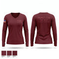 Viking battalion 96952479 Women's Long Sleeve V-neck Shirt - 1