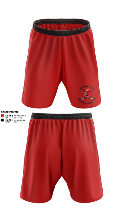 Altoona Youth Hockey Association 83365842 Athletic Shorts With Pockets - 2
