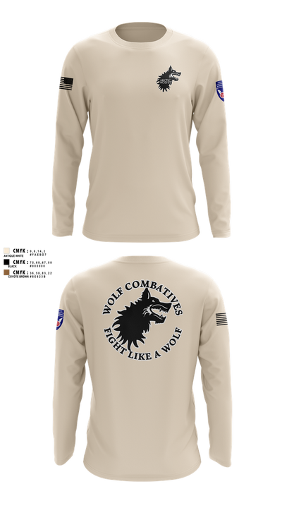 Wolf Combatives Long Sleeve Performance Shirt 102