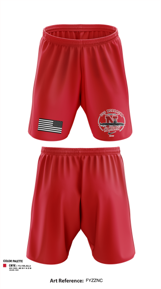 Athletic Shorts With Pockets, USS Nebraska, Navy, Teamtime, Team time, sublimation, custom sports apparel, team uniforms, spirit wear, spiritwear, sports uniforms, custom shirts, team store, custom team store, fundraiser sports, apparel fundraiser