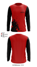 Rustburg High School Wrestling 79523942 Long Sleeve Performance Shirt 1