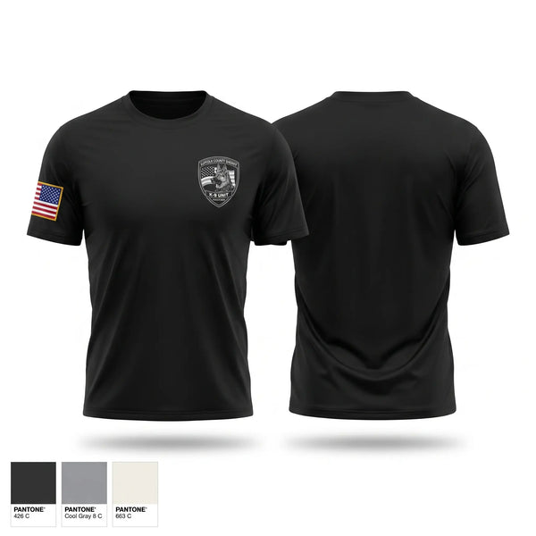 Short Sleeve Performance Shirt, Suffolk County Sheriff’s Department K9 Unit, Police, Teamtime, Team time, sublimation, custom sports apparel, team uniforms, spirit wear, spiritwear, sports uniforms, custom shirts, team store, custom team store, fundraiser sports, apparel fundraiser