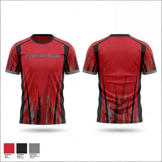 Soft Poly Tee Cotton Like Feel, Curry Fluid Power, Softball, Teamtime, Team time, sublimation, custom sports apparel, team uniforms, spirit wear, spiritwear, sports uniforms, custom shirts, team store, custom team store, fundraiser sports, apparel fundraiser
