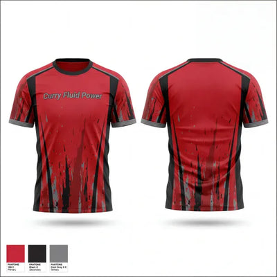 Curry Fluid Power 68253424 Soft Poly Tee Cotton Like Feel - 1