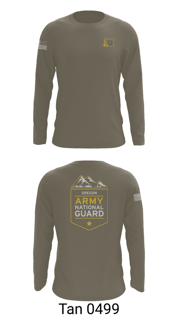 Long Sleeve Performance Shirt, Oregon Army National Guard, National Guard, Teamtime, Team time, sublimation, custom sports apparel, team uniforms, spirit wear, spiritwear, sports uniforms, custom shirts, team store, custom team store, fundraiser sports, apparel fundraiser